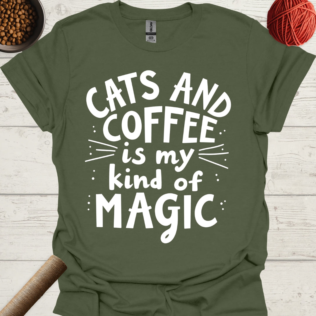 Cats And Coffee Is My Kind Of Magic