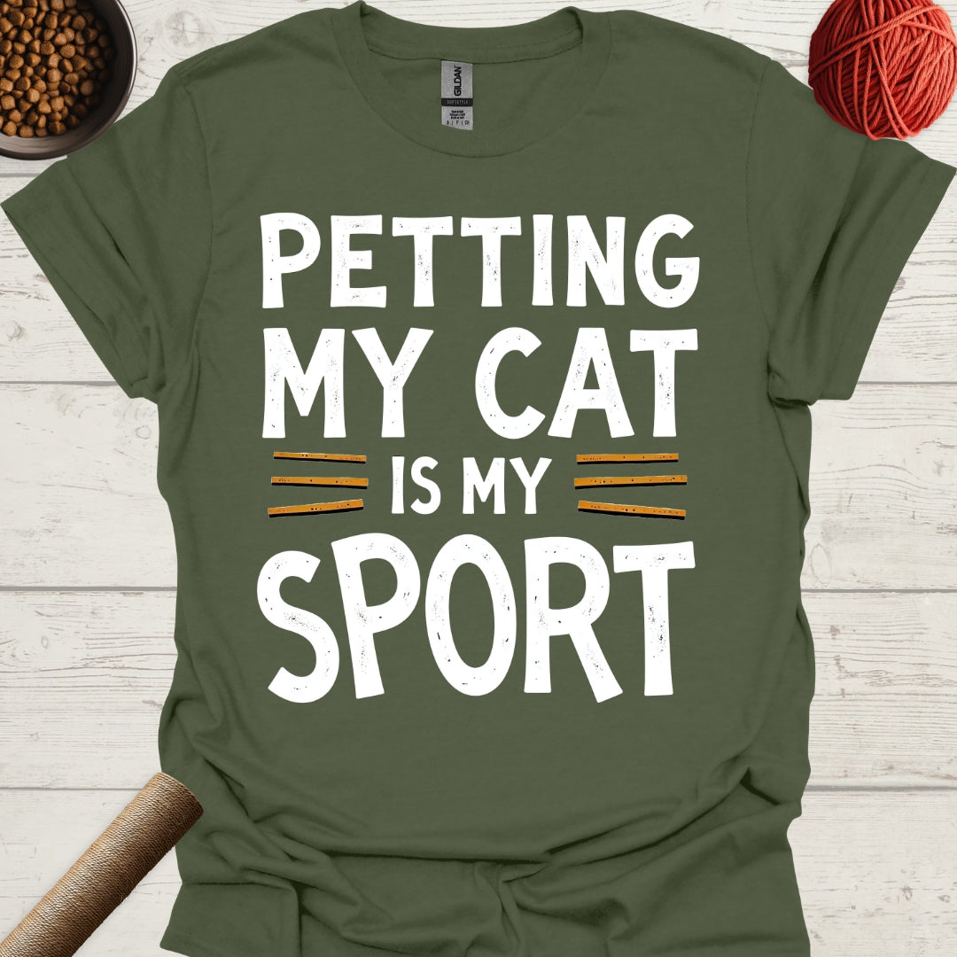 Petting My Cat Is My Sport